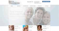 Desktop Screenshot of biriadentistry.com
